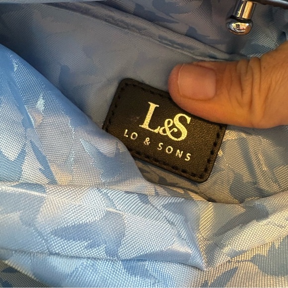 Lo & Sons OG Heather Gray and Black O.G. Overnight Bag Travel Carryon Tote - Picture 5 of 12